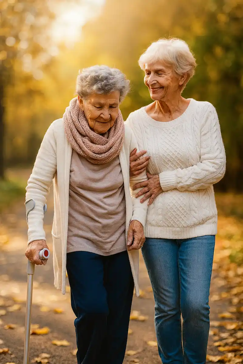 Chófer atento asistiendo con necesidades de accesibilidad.